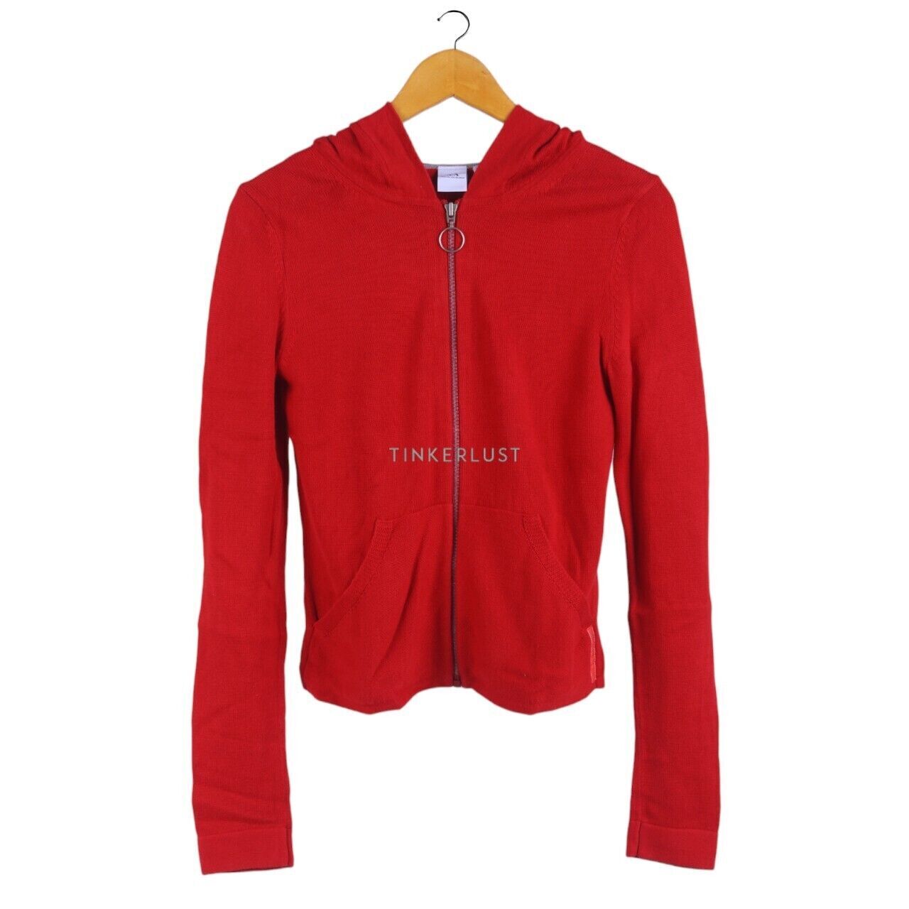 pakaian outerwear jaket Armani Exchange Red Jacket Tinkerlust
